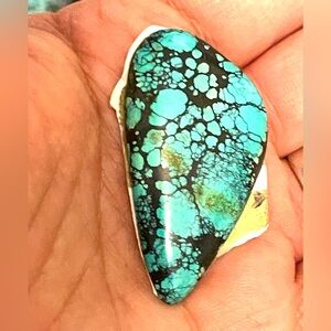 Genuine Turquoise Freeform Stone cab